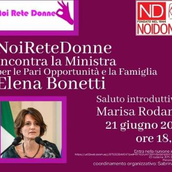 Foto: Incontro con la Ministra Elena Bonetti