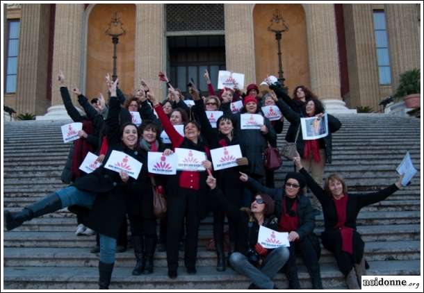 Foto: A Palermo, il Coordinamento Antiviolenza 21Luglio aderisce alla Campagna ONE BILLION RISING.