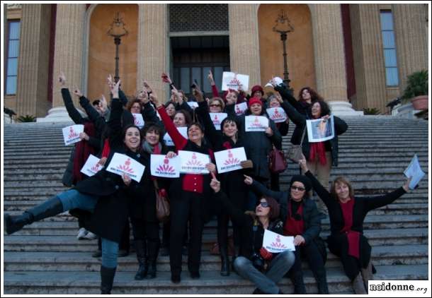 Foto: A Palermo, il Coordinamento Antiviolenza 21Luglio aderisce alla Campagna ONE BILLION RISING.