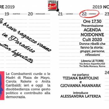 Foto: AGENDA noidonne Cult 2020: presentazione a Roma