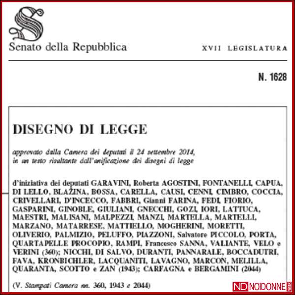 Foto: COGNOME MATERNO / Esorbitanza del POTERE dei GENITORI nel DDL 1628 giacente in Senato