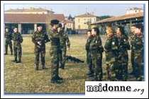 Foto: La soldatessa è stata promossa