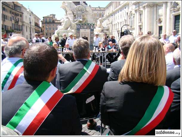 Foto: L'Aquila arriva a Roma