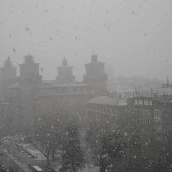 Foto: Prima di NATALE, a FERRARA, una passeggiata di sera