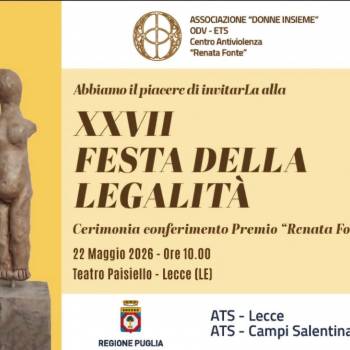 Foto: Lecce / La Festa della Legalità:  XXVII edizione