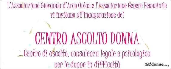 Foto: Roma / Nasce il “Centro Ascolto Donna”