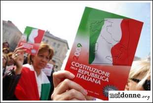 Foto: TRENO DELLE DONNE PER LA COSTITUZIONE 