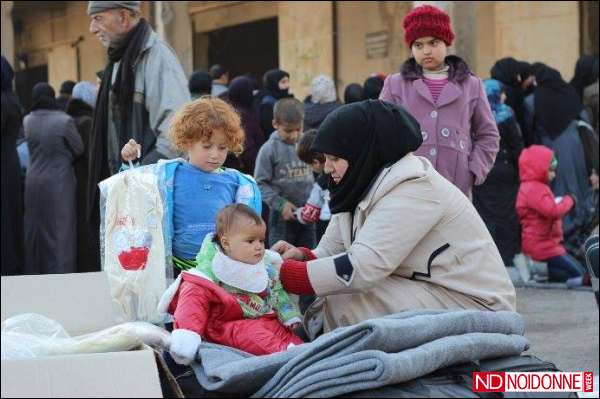 Foto: Una coperta per i bambini di Aleppo