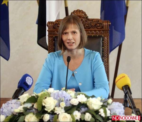 Foto: Una donna è il nuovo Capo di Stato in Estonia: Kersti Kaljulaid