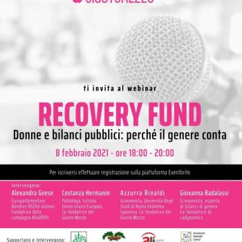 Foto: RECOVERY FUND - DONNE E BILANCI PUBBLICI: PERCHÉ IL GENERE CONTA