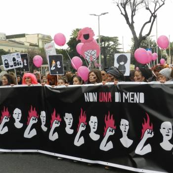 Foto: Non Una di Meno, manifestazione di Roma, 25 novembre 2017